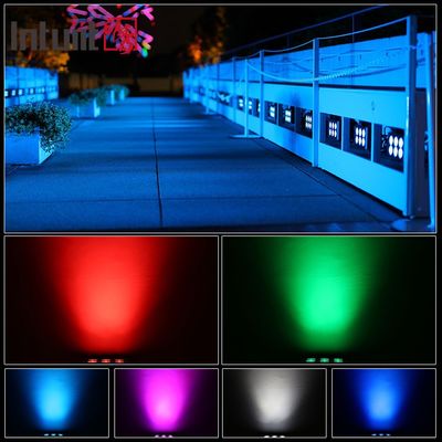 Éclairage LED extérieur à LED IP65 ville couleur DMX512 6x5W Rgbw