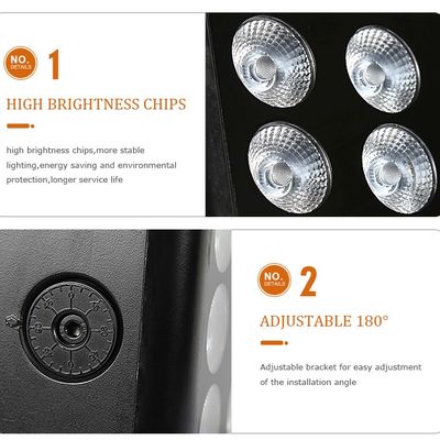 Éclairage LED extérieur à LED IP65 ville couleur DMX512 6x5W Rgbw