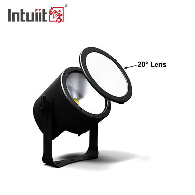 Projecteur PAR COB Zoom 4 en 1 RGBW 120W avec RGBW pour église, théâtre et mariage