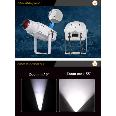 400W extérieur IP65 LED Wave Water Gobo Projector lumière pour les musées parcs à thème restaurants