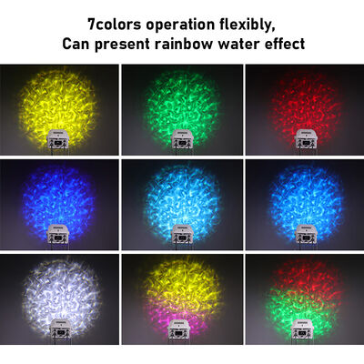 Projecteur d'effet d'onde d'eau IP65 extérieur | LED RGBW, options de 60W à 400W, DMX512, lumière ondulatoire mobile pour façades, jardins