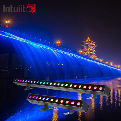 Waterproof LED Wash Light Bar 12/24x2W RGBW 4-in-1 IP65 Aluminum  DMX512