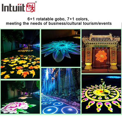 Projecteur Gobo LED rotatif 400W, éclairage d'image de Logo DMX512, éclairage de scène pour spectacle professionnel, exposition, événement