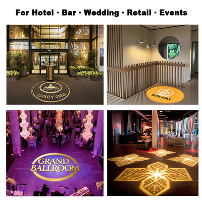 Projecteur publicitaire LED haute définition 40W, projecteur de logo Gobo certifié CE RoHs