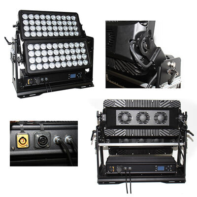 LED 800W éclairage de scène extérieur double couche ville couleur éclairage murale lave-vaisselle LED projecteur pour bar DJ Décoration de bâtiment IP65 DMX