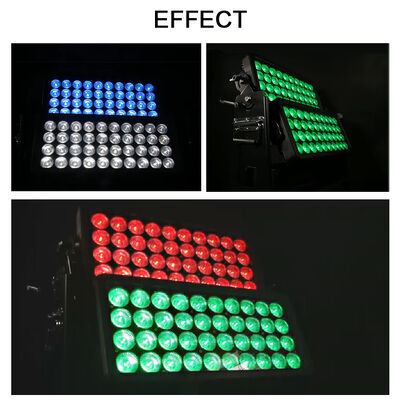 Outdoor LED 800W Stage Lighting Double Layer Strobe City Color Lighting Wall Wash LED Floodlight for Bar DJ Building Decoration IP65 DMX