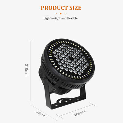 60*12W RGBW 4in1 IP65 Outdoor LED PAR Can Uplighting Set DMX512 Lumière de lavage de scène pour la façade du bâtiment d'événement de mariage