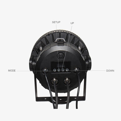 60*12W RGBW 4in1 IP65 Outdoor LED PAR Can Uplighting Set DMX512 Lumière de lavage de scène pour la façade du bâtiment d'événement de mariage