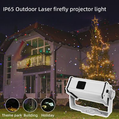 Professionnel IP65 imperméable à l'eau 13W RGB laser jardin lumière projecteur étoile de feuille de feu pour Noël paysage fête décor extérieur