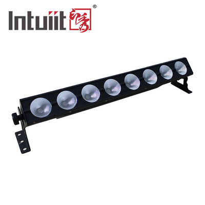 8*15W RGB Led Stage Lights Bar Dj Strobe Party Lights Bar 3 en 1 Wall Washer Light Intérieur avec DMX Control AutoPlay pour la danse de mariage de Noël à l'église