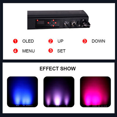 IP65 14*10W RGBW 4in1 LED Lumière de la barre de lavage de mur Lumières de projection extérieure Lumières linéaires DMX512