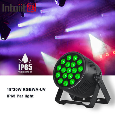 Projecteur LED PAR RGBAW UV 18x20W IP65 étanche
