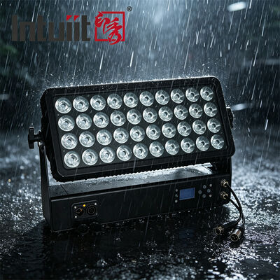 Projecteur LED 400W IP65 RGBW 4EN1 pour lavage de mur City Color avec contrôle DMX512