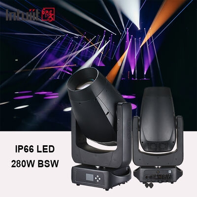 Lumière de scène LED professionnelle de 280W CMY BSW 3 en 1 Beam Spot Wash Moving Head Light avec mode de commande DMX512