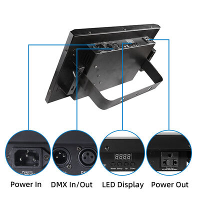 36W RGB COB LED Strobe Light Son Activé DMX512 Flash Éclairage de scène pour DJ Disco Party Halloween Club