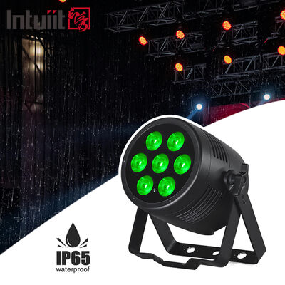 haute luminosité 7*20W RGBWA+UV 6in1 LED Par Light IP65 Extérieur DMX512 pour les scènes de concert Les boîtes de nuit
