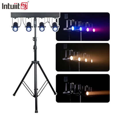 4x20W RGBW Kit de mise en lumière LED PAR 4 en 1