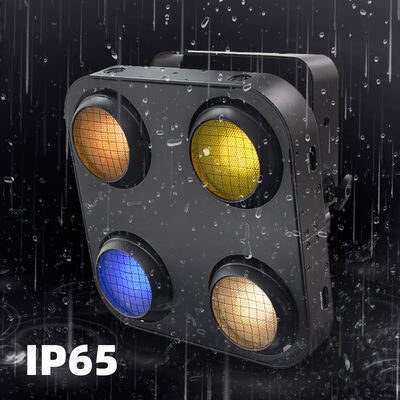 4x90W COB LED Audience Blinder — 360W RGB IP65 DMX512 Wide Flood Light for Stage, Concert & Outdoor Events