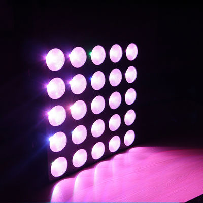 Des lumières plus sans visibilité d'étape de disco de boîte de nuit de Matrix 5x5 Dmx d'ÉPI du pixel 25pcs 10W 4 In1 RGBW de RoHS LED