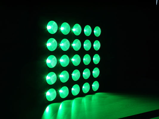 100V l'étape LED effectuent la lumière d'étape du point menée par couleur légère DMX du contrôle 25x10w RVB de pixel d'oeillère de Matrix 5x5 tri