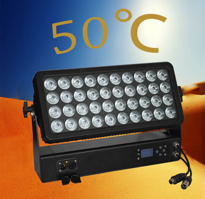 Lumière de lavage de couleur de la ville 400W Led Wall Washer Light RGBW 4in1 alliage d'aluminium IP65 DMX512