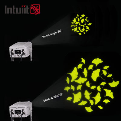 Bourdonnement de LED Mini Digital Gobo Projector Stand portatif extérieur avec Logo Rotated Advertising Custom extérieur