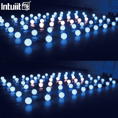 Éclairage des fêtes LED ampoule pixel LED Light imperméable à l'eau Dmx Rgbw Multi-Colour String Lumière de Noël ampoule à LED