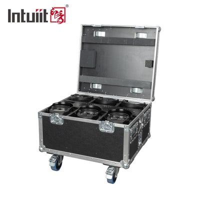Pair mené à piles sans fil l'épousant en aluminium Uplights de la lumière 4*12W Dmx d'étape