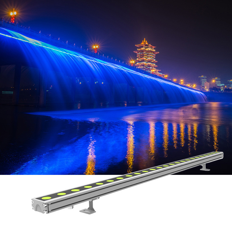 le joint linéaire de mur de 24W DMX512 LED allume l'angle de faisceau de 0.3M 0.5M 1M 40°