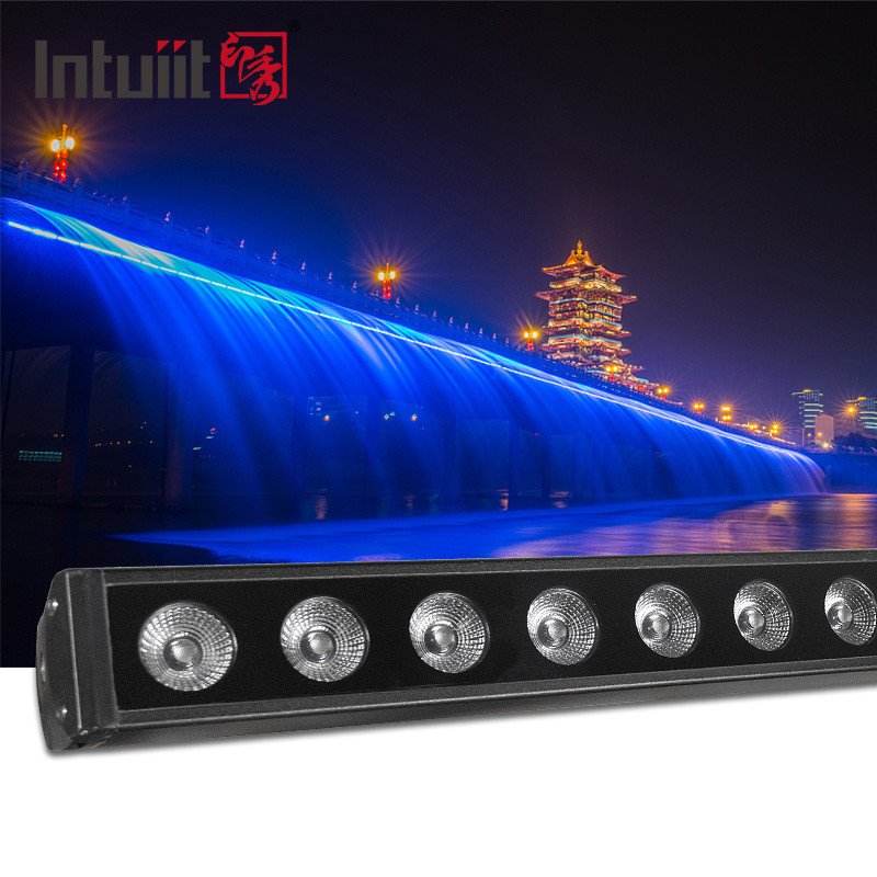 La personnalisation 16x5w imperméable Rgbw 4in1 d'usine a mené les lumières extérieures de barre de joint de mur pour Footlight d'interprétation d'étape