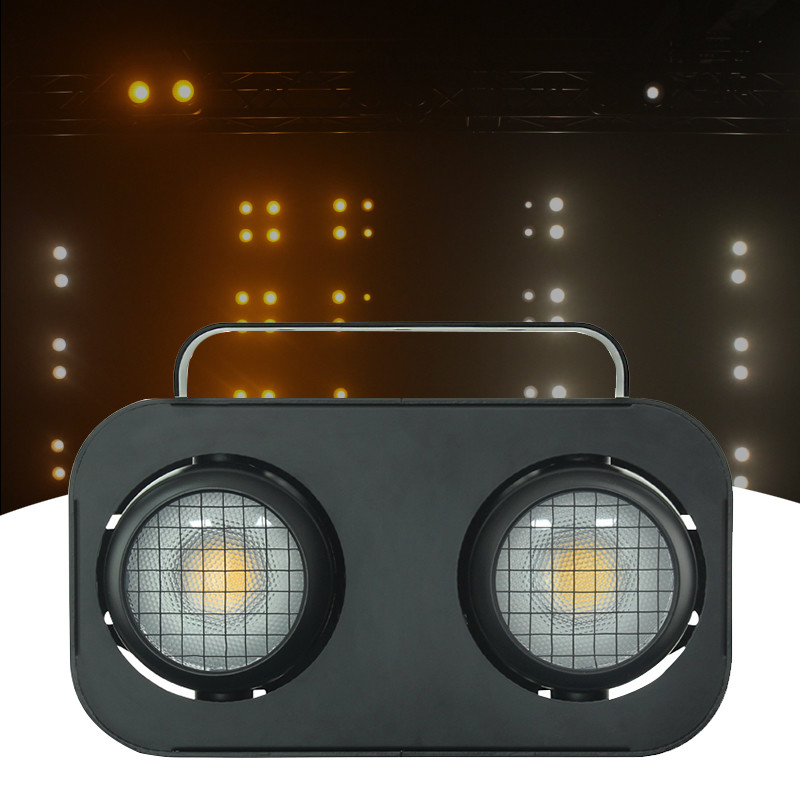 2 yeux professionnels haute luminosité aveugle 2x90W Cob Led Stage Par Audience Light