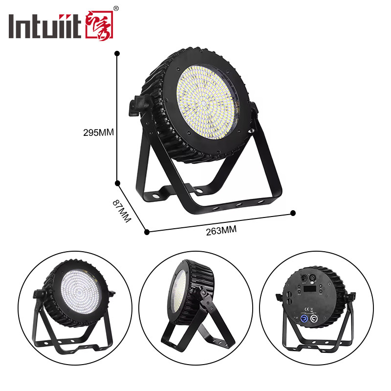 120 W de couleur blanche à l'intérieur LED Par peut étape lumière Par étape Strobe lumière