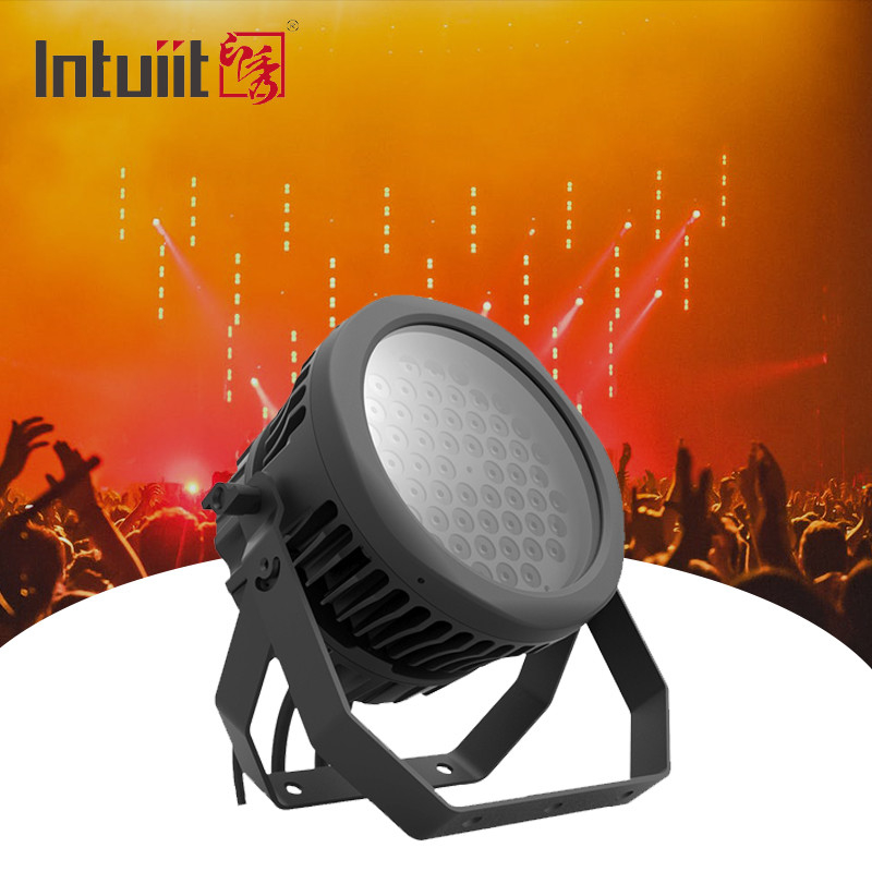 54 LEDs par lumière imperméable à l'eau IP65 noté extérieur 54*3w RGBW 4in1 Stage Light DMX512