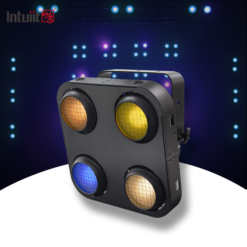 Fabrique d'éclairage de scène Cob Par Lumières professionnelles 4x90W Matrice du public COB LED Blinder Face Light