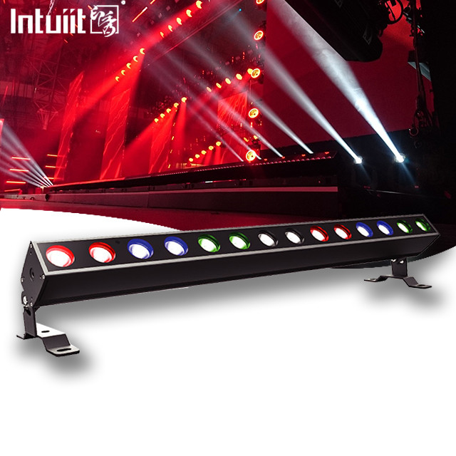 Scène LED DMX Light Bar 14x10W RGBW 4IN1 LED Laver à la paroi Lumière Strobe Laver à la paroi Bar Pour la fête de l'église Dj Stage