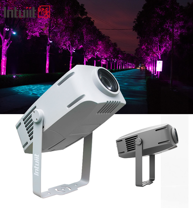 Lumière à effet Gobo 200W LED étanche à l'eau IP65 extérieure Projecteur de logo coloré