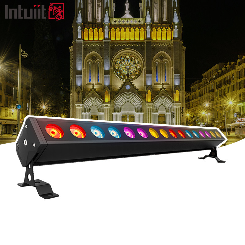 16x5w Lumière de lave-vaisselle résistante à l'eau RGBW LED Bar Stage Light pour la soirée de mariage en boîte de nuit