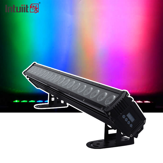 18x8W LED Lumière pour le lavage des murs 18pcs 4 en 1 DMX contrôle étanche Lumière pour le lavage des murs pour DJ Disco Party Bar