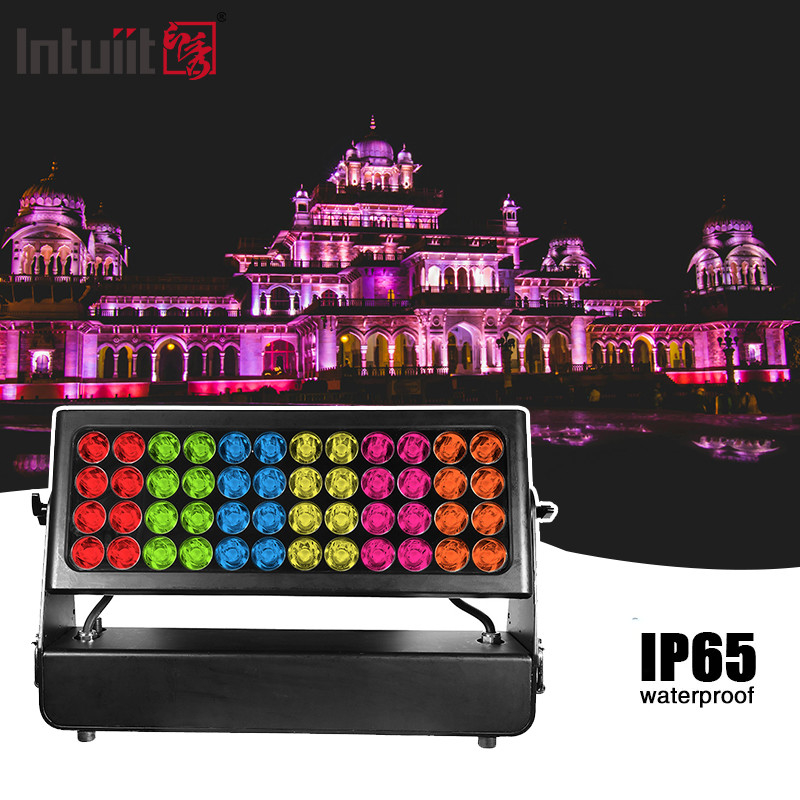 IP65 étanche à l'eau de la ville de couleur rgbw Wall Washer Building Light 1500w RGBW 4in1 LED extérieur de la ville de couleur de lumière