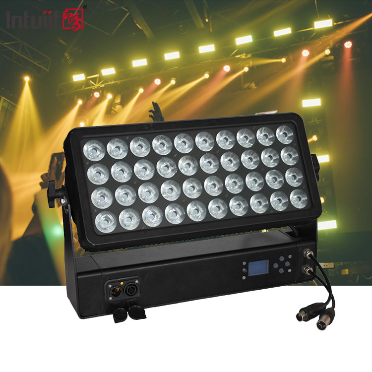 Résistant à l'eau 400W RGBW 4In1 Lumière de lavage de la ville couleur IP65 Led Wall Washer pour l'extérieur