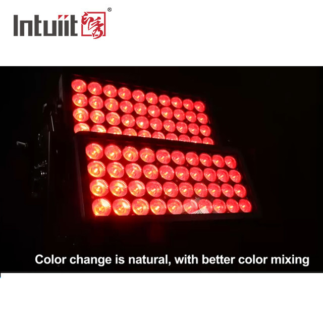 Éclairage de scène Dmx Led Wall Washer Light 400W 800W 1500W IP65 Couleur extérieure de la ville RGBW Strobe