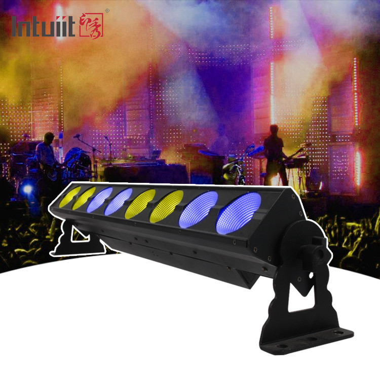 8x15W Led Wall Washer Bar d'éclairage extérieur 3 en 1 avec Dmx512 lumières pour l'extérieur du bâtiment