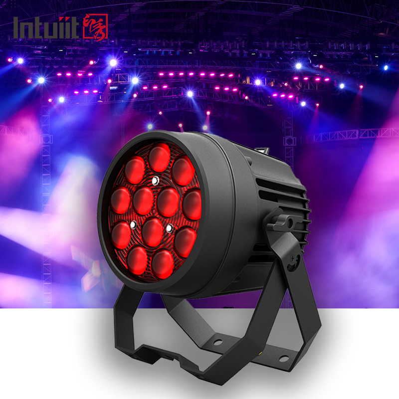 Lumière de scène en aluminium professionnel 12x10W 4IN1 LED Par Pour l'éclairage de scène de club de DJ Party