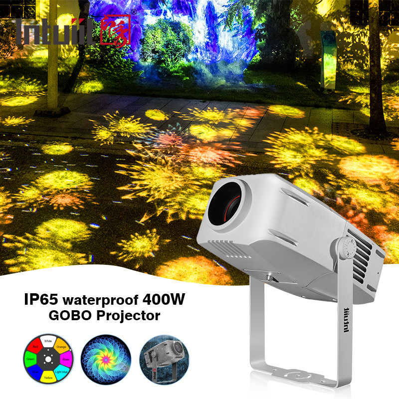 Proyecteur Gobo extérieur 400w Proyecteur publicitaire LED rotatif étanche IP65 Logo Proyecteur Gobo