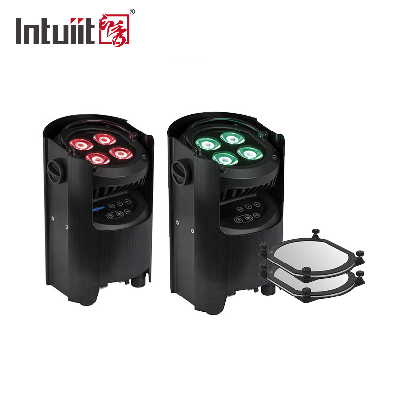 4x12W 4 en 1 RGBW Dj mariage batterie alimentée par LED Uplight WIFI sans fil Dmx discothèque