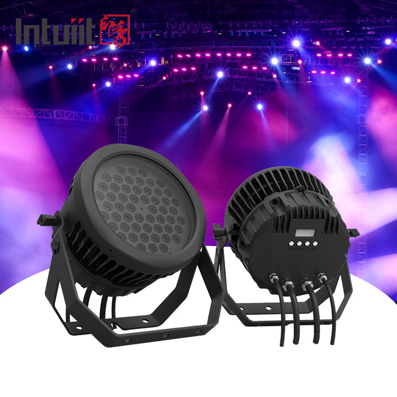 Par 54 RGBW RGBW 4in1 dmx512 commande dj lampes de scène led par lumière 54*3w