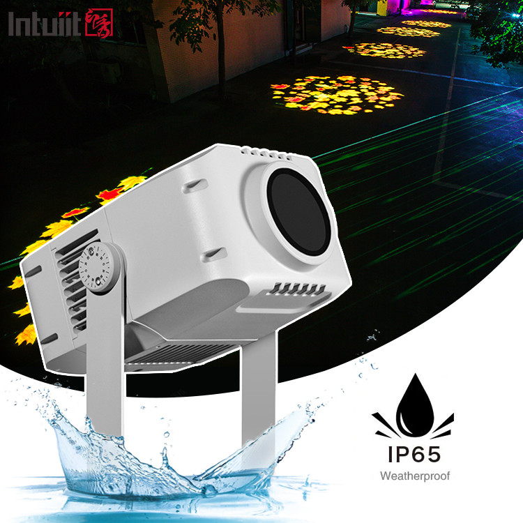Résistance à l'eau 100W Logo personnalisé Publicité Gobo rotatif projecteur Lumière Publicité extérieure