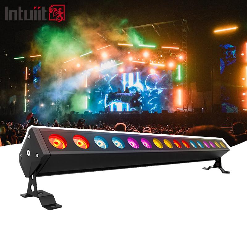 DMX512 RGBW LED Linear Wall Washer Light pour l'éclairage architectural et de façade 16x5W Lampes de scène étanches extérieures