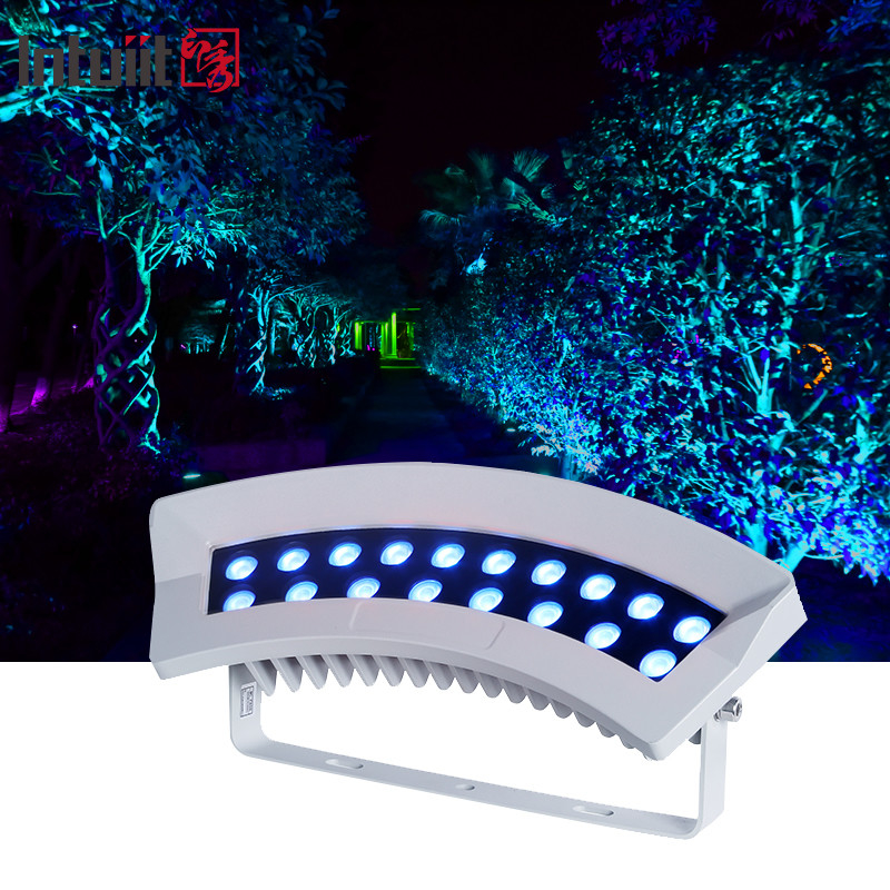 DMX512 36W rgbw couleur LED éclairage de l'arbre de câlin IP65 étanche lampe d'arbre spot lumière extérieure jardin paysage lumières
