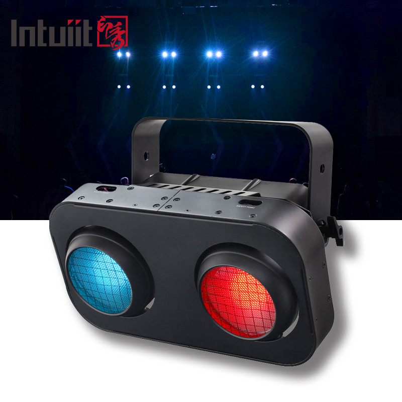 200W 2 en 1 yeux LED COB lumières pour le public pour DJ Disco Bar Club Ring Scène Blinder lumières